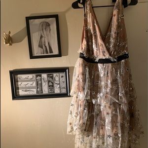 Self Portrait Star Mesh Dress